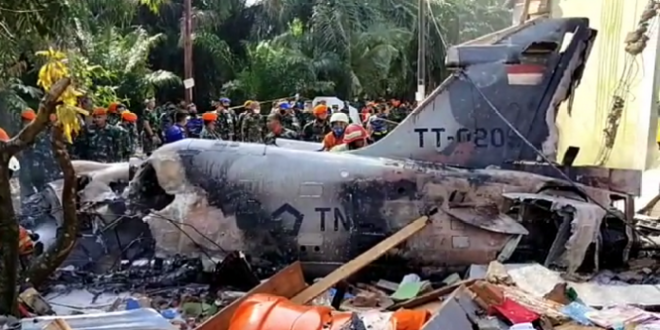 Pesawat TNI Jatuh