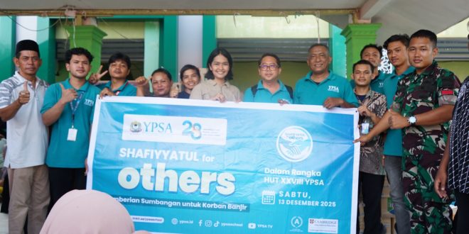 Sambut HUT ke-28, YPSA Gelar Aksi Peduli Korban Banjir di Langkat