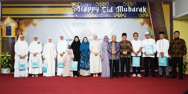 Wamenag Romo Syafi’i Hadiri Halal Bihalal YPSA Sekaligus Pelepasan Calon Jemaah Haji di YPSA