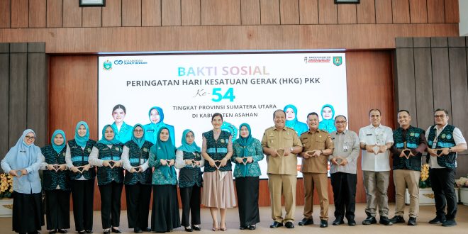 Hari Kesatuan Gerak PKK ke-54, TP PKK Sumut Hadirkan Layanan Kesehatan Gratis untuk Warga Asahan