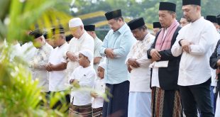 Gubernur Bobby Nasution Salat Iduladha Bersama Ribuan Warga Binjai, Pemprov Sumut Salurkan 167 Hewan Kurban