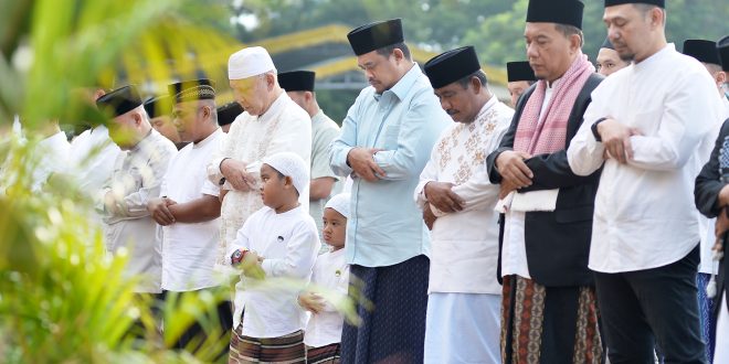Gubernur Bobby Nasution Salat Iduladha Bersama Ribuan Warga Binjai, Pemprov Sumut Salurkan 167 Hewan Kurban