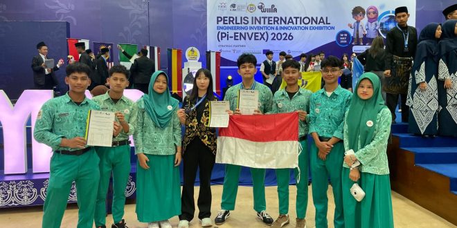SMA YPSA Raih Medali Emas di Ajang Internasional Pi-ENVEX 2026 Malaysia