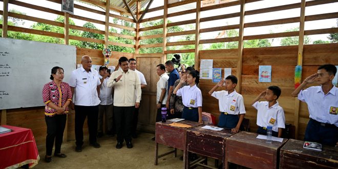 Tak Lagi Belajar di Kelas Becek, Gubsu Bobby Bangunkan Sekolah Baru untuk Siswa Nias Utara