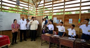Gubernur Bobby Nasution Wujudkan Impian SMPN 4 Sitolu Ori Miliki Gedung Permanen