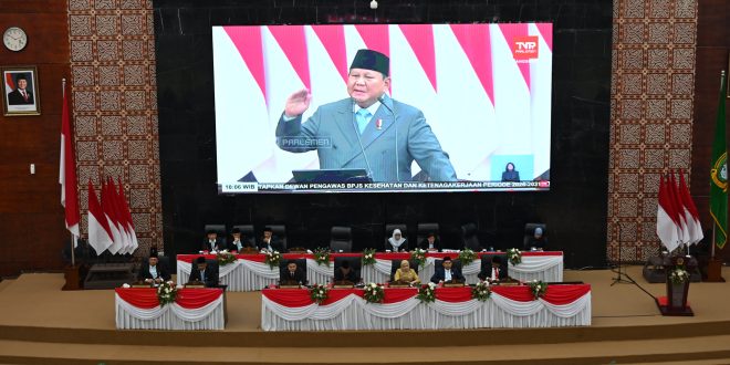 Gubernur Bobby Nasution Saksikan Pidato Kenegaraan Presiden Prabowo, Swasembada Pangan dan Ekonomi Jadi Sorotan