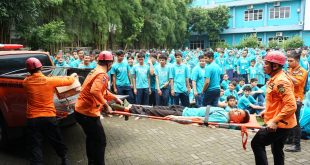 YPSA dan BPBD Medan Gelar Simulasi Gempa dan Kebakaran, Latih Kesiapsiagaan Seluruh Civitas Akademika