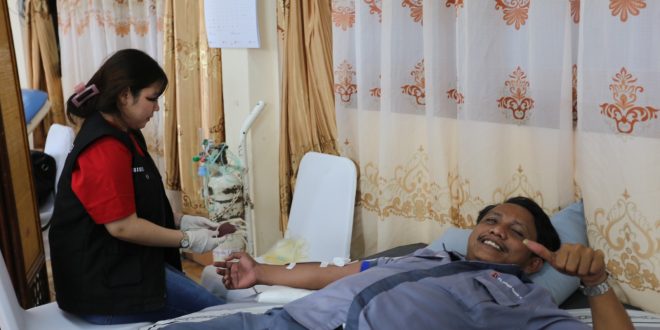 INALUM Sambut HUT ke-81 RI dengan Aksi Donor Darah, Himpun 626 Kantong Darah.