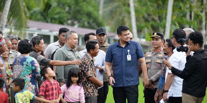 Bobby Nasution Tinjau Irigasi Afia, Dorong Produktivitas dan Sejahterakan Petani Gunungsitoli